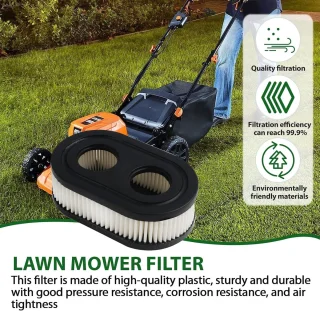 Luchtfilter grasmaaier 2 stuks compatibel met 798452 en 593260