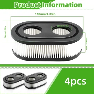 Luchtfilter grasmaaier 4 stuks - compatibel met Briggs & Stratton