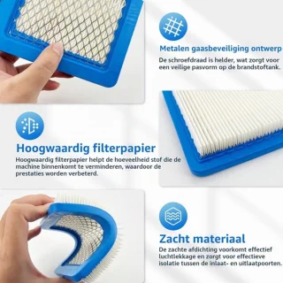 Luchtfilter voor grasmaaier 625/650/675