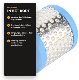 Luchtfilter wasbaar grasmaaierfilter