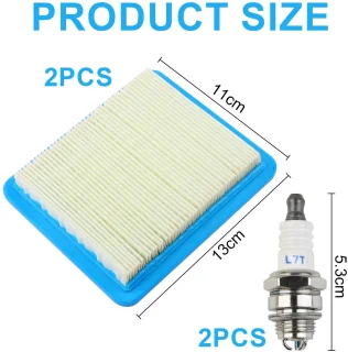 Luchtfilters voor grasmaaiers met bougies