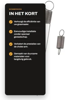 Luchtvaanveer vervanging 699056 voor grasmaaier