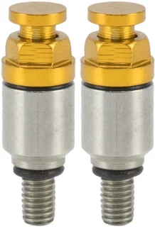 M5x0.8 aluminiumlegering voorvorkontluchtingsventielen, CRF150R CR125R CR250R CRF250R, geel