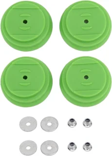 Maaier plastic afdekset 4 stuks groen
