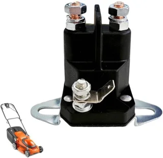 Magneetschakelaar startrelais grasmaaier 12V zilverkleurig
