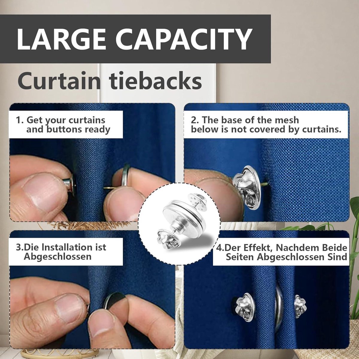Wat vinden we goed aan de Magnetische gordijnmagneten 17 mm - Set van 2