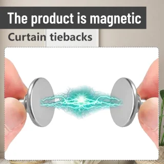Magnetische gordijnmagneten 17 mm - Set van 2