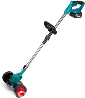 Makita Accu Grasmaaier 18V 2x batterij lichtblauw