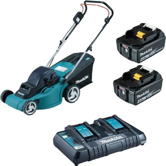 Makita Accu Grasmaaier 18V 380mm 2 accu's