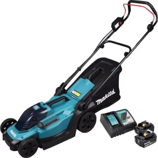 Makita DLM 330 RM2 18V accugrasmaaier 33 cm 2x 4.0 Ah accu