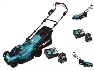 Makita DLM 330 RM2 18V accugrasmaaier 33 cm 2x 4.0 Ah accu