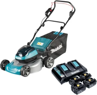 Makita DLM 466 PT4 accu-grasmaaier 36 V 46 cm