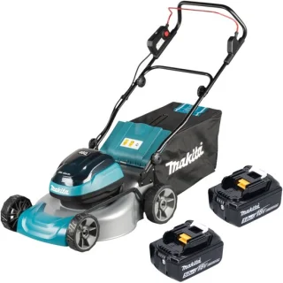 Makita DLM 466 T2 accugrasmaaier 36 V (2x 18 V) 46 cm borstelloos