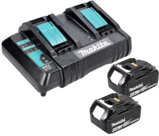 Makita DLM382CM2 Grasmaaier 2x18V 38 cm incl. 4,0 Ah accu's en duolader
