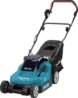 Makita DLM382CM2 Grasmaaier 2x18V 38 cm incl. 4,0 Ah accu's en duolader