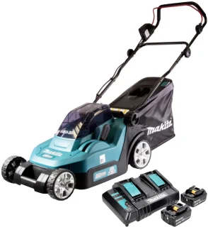 Makita DLM382CT2 accu grasmaaier 36V 38cm inclusief 2 accu's en lader