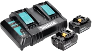 Makita DLM382CT2 accu grasmaaier 36V 38cm inclusief 2 accu's en lader