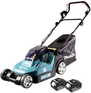 Makita DLM382G2 accu grasmaaier 36V 38cm 2x6.0Ah zonder lader