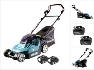 Makita DLM382G2 accu grasmaaier 36V 38cm 2x6.0Ah zonder lader