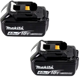 Makita DLM382M2 Accugrasmaaier 36V 38cm 40L + 2x4.0Ah Accu