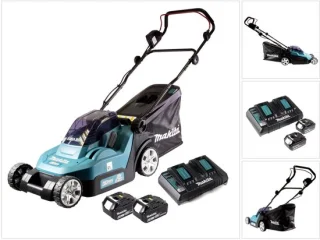 Makita DLM382PG2 accu grasmaaier 36V 38 cm 2x 6.0Ah accu's