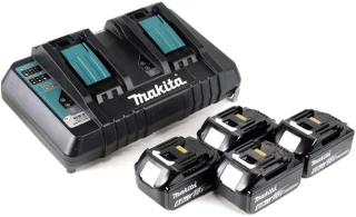 Makita DLM382PG4 Accugrasmaaier 36V 38cm 40L inclusief 4 accu's en lader
