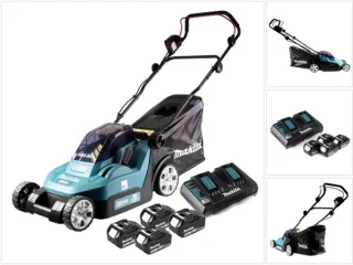 Makita DLM382PT4 accugrasmaaier 36V 38 cm set