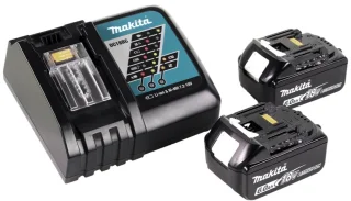 Makita DLM382RG2 accu grasmaaier 36V 38 cm met 2x 6.0 Ah accu en lader