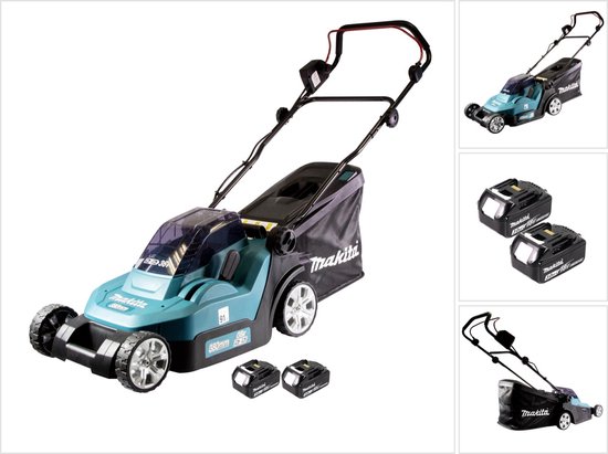 Makita DLM432F2 accu grasmaaier 36V 43cm + 2x 3.0Ah accu review