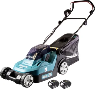 Makita DLM432G2 accu grasmaaier 43 cm 36V 2x18V + 2x6.0Ah zonder lader