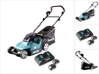Makita DLM432PF2 accu grasmaaier 36V 43 cm inclusief 2 accu's en lader