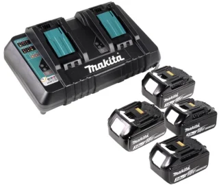 Makita DLM432PF4 accu grasmaaier 36V 43 cm + 4 accu's + lader