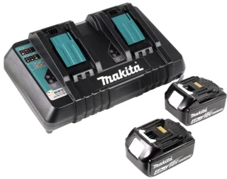 Makita DLM432PM2 43 cm accu grasmaaier 36 V inclusief 2 accu's en lader