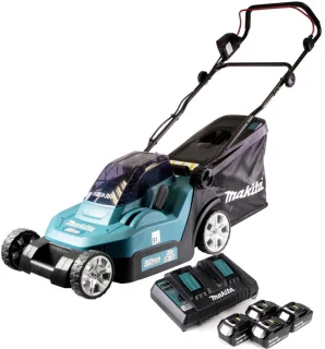 Makita DLM432PT4 Accu Grasmaaier 43 cm 36V (2x18V) Set