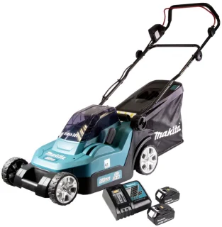 Makita DLM432RT2 accu grasmaaier 36V 43 cm inclusief 2 accu's en lader