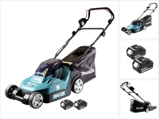 Makita DLM432T2 accu grasmaaier 36V 43cm 2x5.0Ah zonder lader