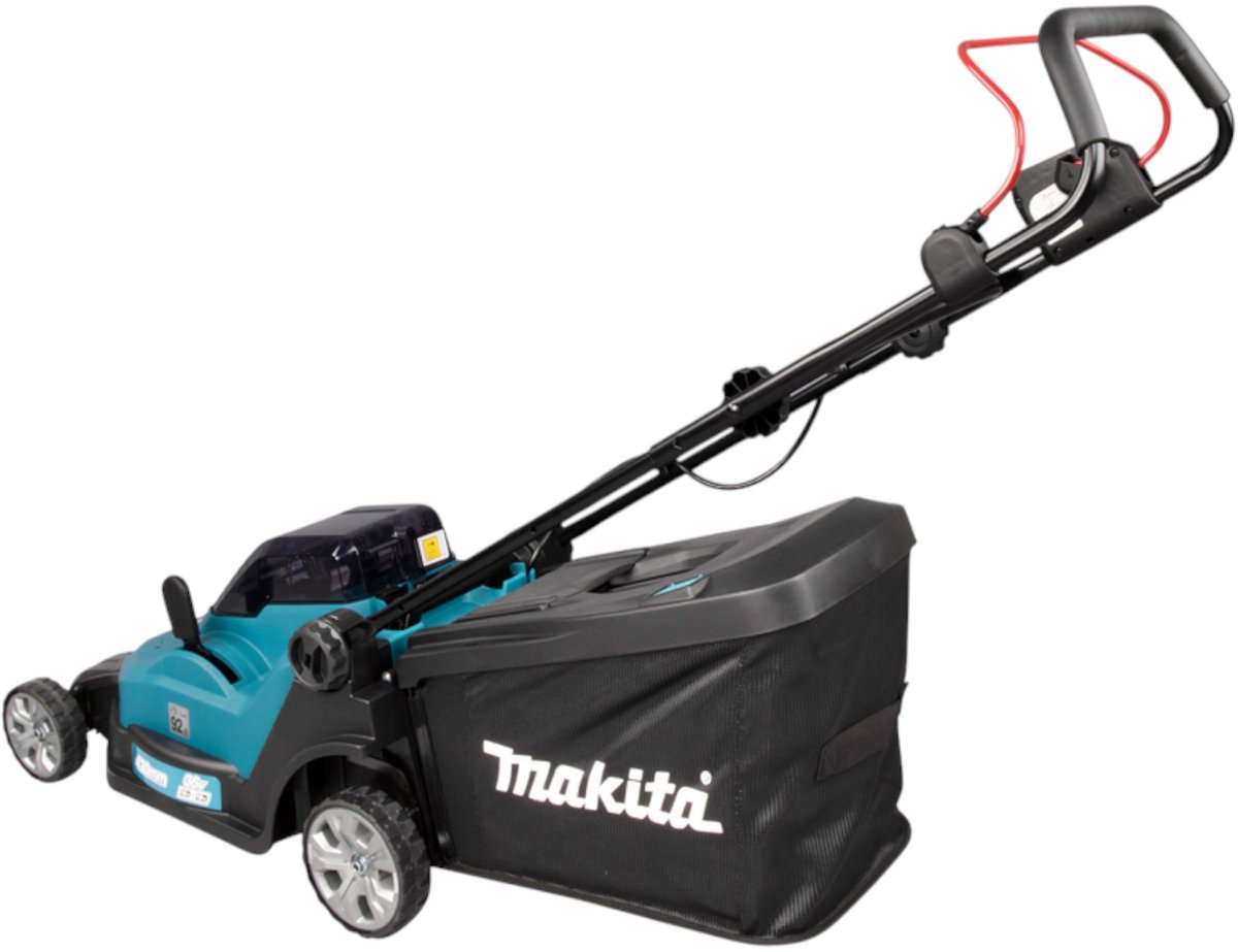 Wat vinden we goed aan de Makita DLM432Z Accu Grasmaaier 36V 43cm Brushless Solo