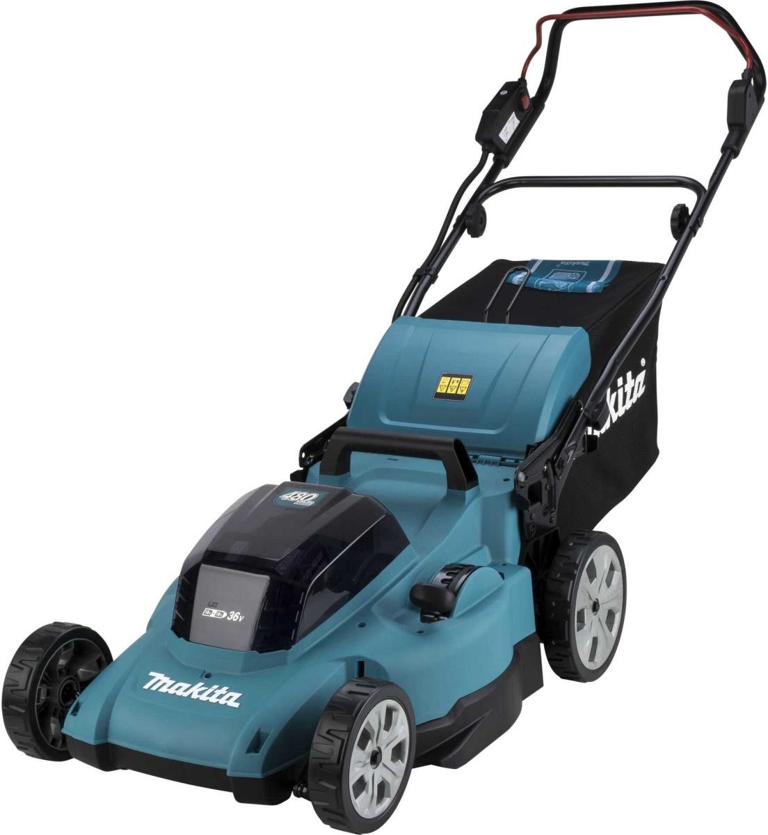 Wat vinden we goed aan de Makita DLM480PT2 Accu Grasmaaier 48cm 2x18V