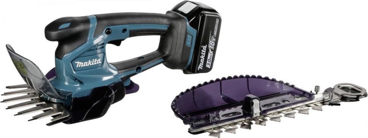 De Makita DUM604RFX 18V accu grasschaar set 160mm in één oogopslag