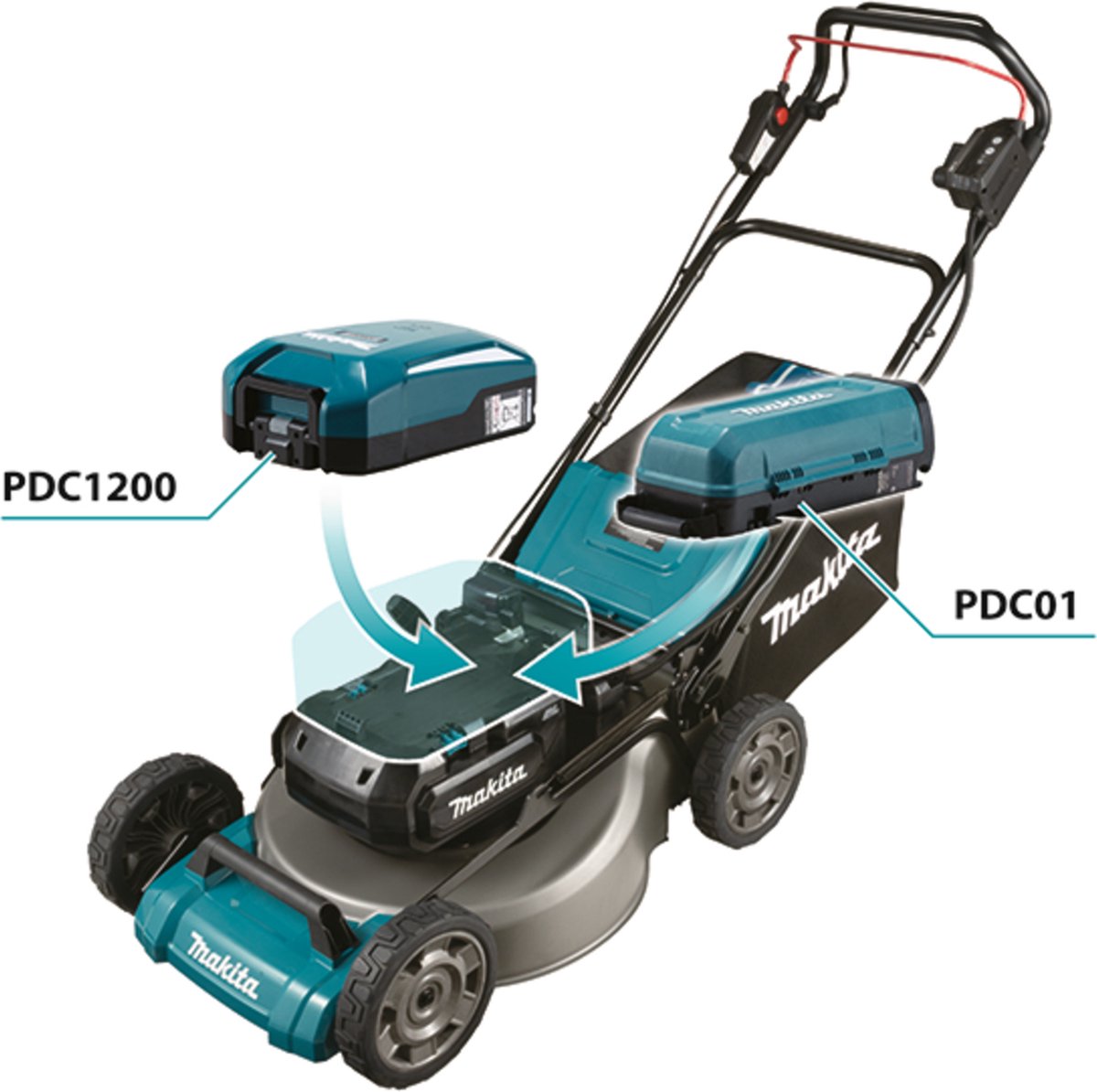De Makita LM001CZ Accu Grasmaaier 36V Basic in één oogopslag