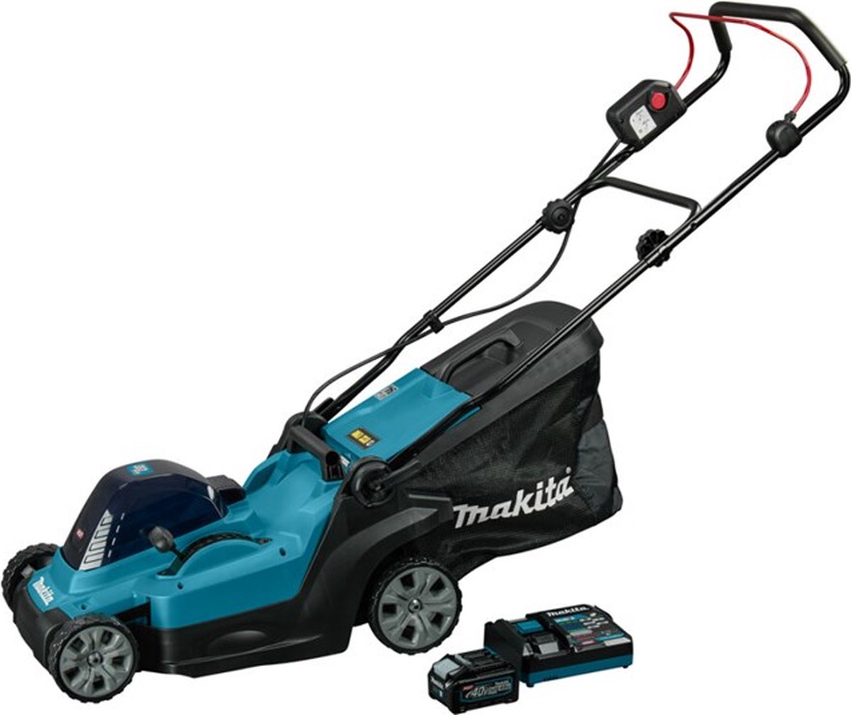 Wat vinden we goed aan de Makita XGT 40V Grasmaaier 38 cm met accu en lader