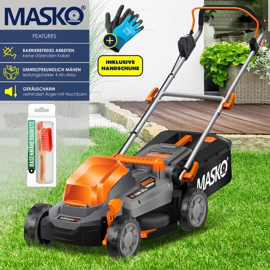 MASKO ECO-X10 Accu Grasmaaier Met Li-Ion Accu's En Lader review