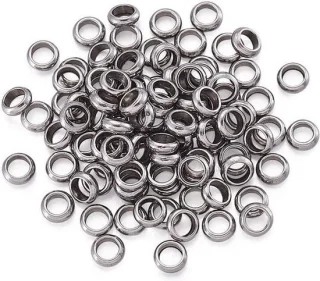 Merkloos RVS ringafstandskralen 4x15 mm (2 mm gat) - 100 st