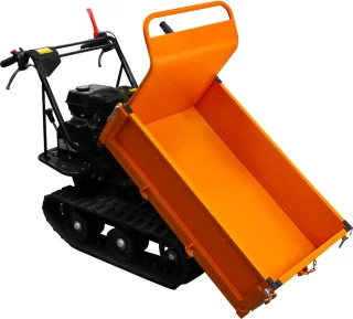 Mini Rupsdumper 196cc Benzine 300kg Laadvermogen