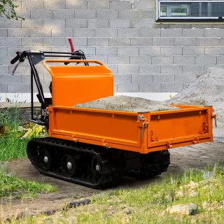 Mini Rupsdumper 196cc Benzine 300kg Laadvermogen