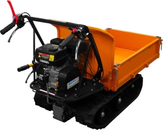Mini Rupsdumper 196cc Benzine 300kg Laadvermogen