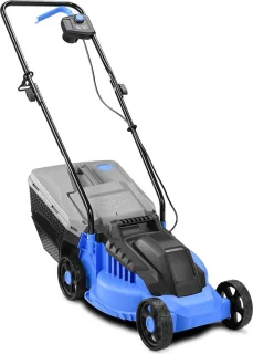 MKSS Elektrische Grasmaaier Handmaaier Blauw/Zwart