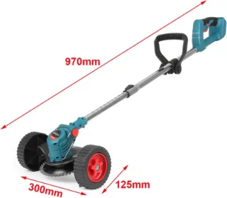 MKSS® Zweefmaaier Grastrimmer Accu Licht Blauw
