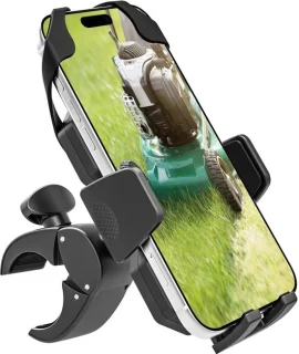 Mobiele telefoonhouder voor grasmaaier
