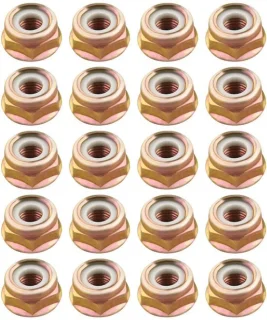 Moer 20 stuks - linkerhand draad M10x1.25 - 22x11 mm